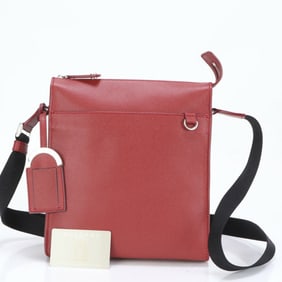 Bvlgari Bulgari Man Leather Shoulder Bag for Men with Guarantee