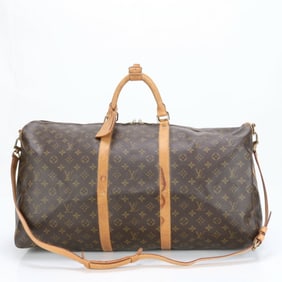 Louis Vuitton Monogram Keepall Bandouliere 60 M41412 Boston Bag Shoulder Men's