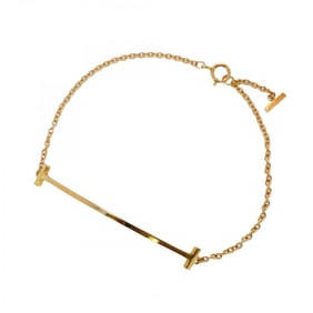 Tiffany Bracelet T Smile Small K18YG Yellow Gold Ladies