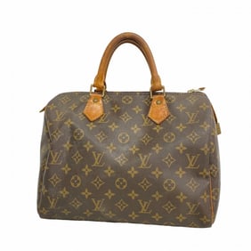 Louis Vuitton Handbag Monogram Speedy 30 M41108 Brown Ladies
