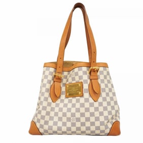 Louis Vuitton Tote Bag Damier Azur Hampstead MM N51206 White Women's