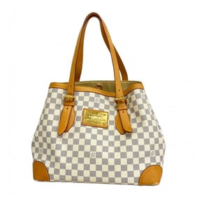 Louis Vuitton Tote Bag Damier Azur Hampstead MM N51206 White Women's