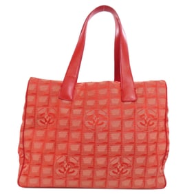 Chanel New Travel Line MM Tote Bag Nylon Jacquard Women's CHANEL