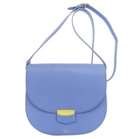 CELINE Shoulder Bag Calf Leather Women's