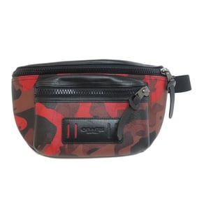 Coach F89034 Camouflage Pattern Body Bag Leather Men's COACH