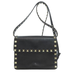 Valentino Studded Shoulder Bag Leather Women's VALENTINO