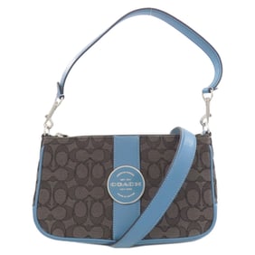 Coach C8306 Ronnie Signature Shoulder Bag Canvas Women's COACH