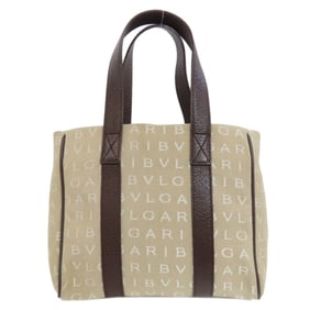 BVLGARI Tote Mania Handbag Canvas Women's
