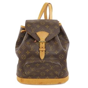 Louis Vuitton M51136 Montsouris Midi Backpack/Daypack Monogram Canvas Women's LOUIS VUITTON
