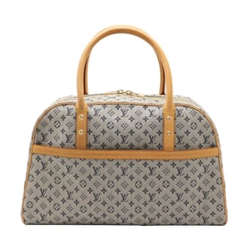 LOUIS VUITTON Louis Vuitton Monogram Mini Marie Handbag Canvas Blue M92003