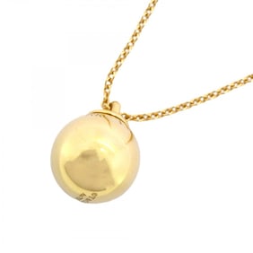 Tiffany Necklace Hardware Ball K18YG Yellow Gold Ladies