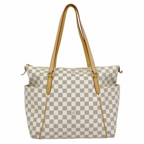 Louis Vuitton Tote Bag Damier Azur Totally MM N41279 White Women's
