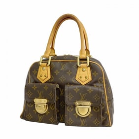 Louis Vuitton Handbag Monogram Manhattan PM M40026 Brown Ladies