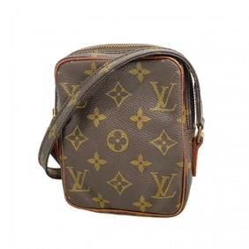 Louis Vuitton Shoulder Bag Monogram Mini Danube M45268 Brown Ladies