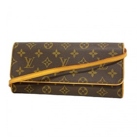Louis Vuitton Shoulder Bag Monogram Pochette Twin GM M51852 Brown Women's