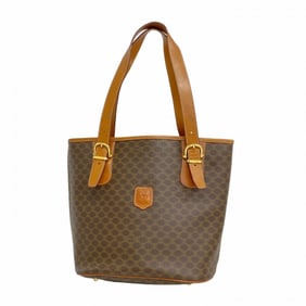 Celine Tote Bag Macadam Brown Women's