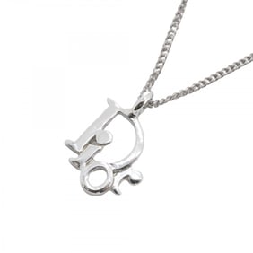 Christian Dior Necklace Metal Silver Ladies