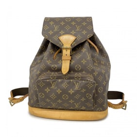 Louis Vuitton Backpack Daypack Monogram Montsouris M51135 Brown Women's