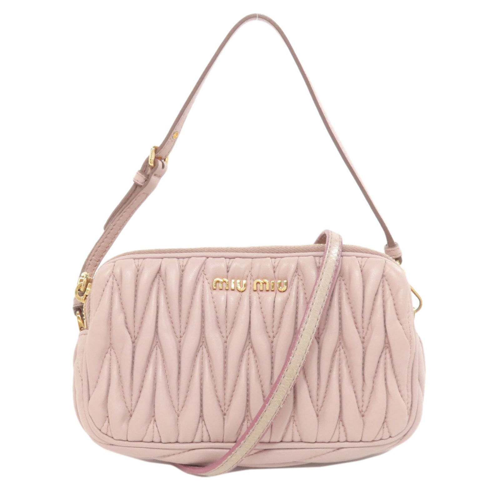 Miu Miu Miu Matelasse Handbag Calf Leather Women's MIUMIU (1 of 11)