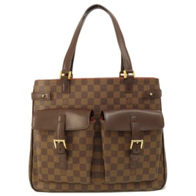 Louis Vuitton N51128 Uzes Damier Ebene Tote Bag Canvas Women's LOUIS VUITTON