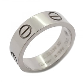Cartier Ring Love K18WG White Gold #50 Ladies
