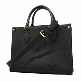 Louis Vuitton Handbag Monogram Empreinte On the Go PM M45653 Noir Ladies