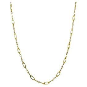 Roberto Coin Chain Link Necklace 18k Gold