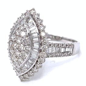 18K White Gold 2.26 Ct. Diamond Ring