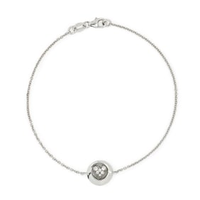 18K WHITE GOLD ITALIAN DIAMOND BRACELET