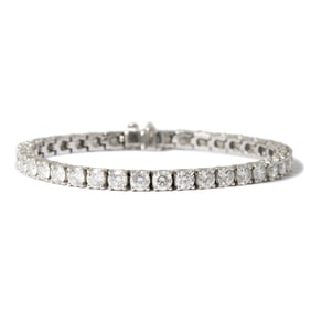 PT950  DIAMOND BRACELET