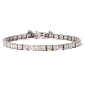PLATINUM  DIAMOND BRACELET