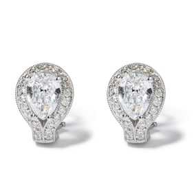 18K  DIAMOND EARRINGS