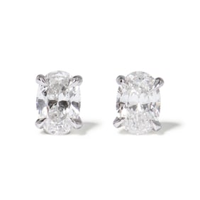 18K  DIAMOND EARRINGS