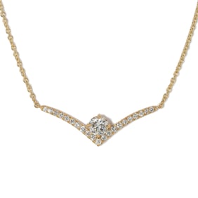 18K  DIAMOND NECKLACE