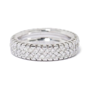 18K ITALIAN DIAMOND RING
