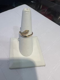 18k snake ring