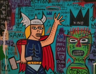 Jean-Michel Basquiat - Thor III