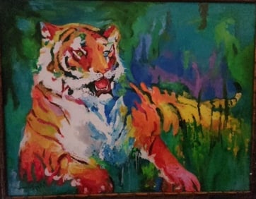 Leroy Neiman – Resting Tiger