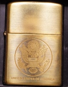 Brand new ZIPPO lighter. Unique USA emblem