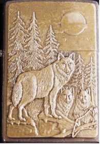 Brand new ZIPPO lighter – Wolf collection