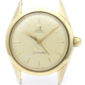OMEGA Seamaster Cal 471 Gold Plated Automatic Mens Watch 2802 Head Only BF559125