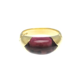 Bvlgari Celtaura Pink Tourmaline Ring Yellow Gold (18K) Fashion Tourmaline Band Ring Gold