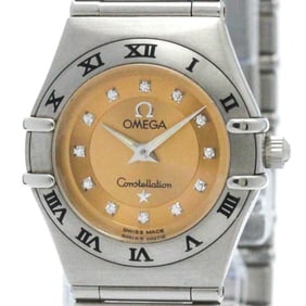 Polished OMEGA Constellation Cindy Crawford Diamond Watch 1564.65 BF572361