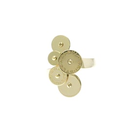 Bvlgari Chikradi Ring Yellow Gold (18K) Fashion No Stone Band Ring Gold