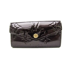 Louis Vuitton Monogram Vernis Multicle 4 M90909 Women's Monogram Vernis Key Case Amarante