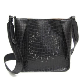 Stella McCartney 700150 W8764 Women's Faux Leather Shoulder Bag Black