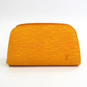 Louis Vuitton Epi Dauphine PM M48449 Women's Pouch Jaune