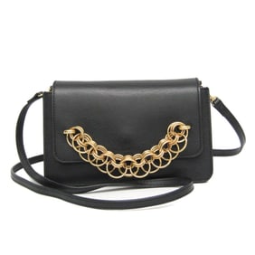 Chloé Drew Bijou CHC18AS115H1Z001 Women's Leather Shoulder Bag Black