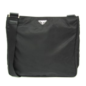 Prada Women,Men Leather,Nylon Shoulder Bag Black