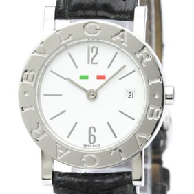 Polished BVLGARI BVLGARI-BVLGARI Steel Quartz Ladies Watch BB26SL BF558550